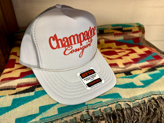 Champagne Cowgirl Trucker Hat