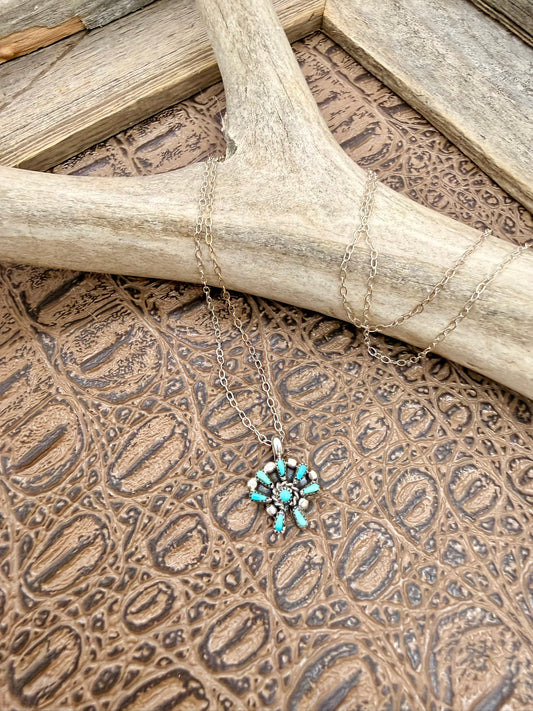 Zuni Needlepoint Necklace