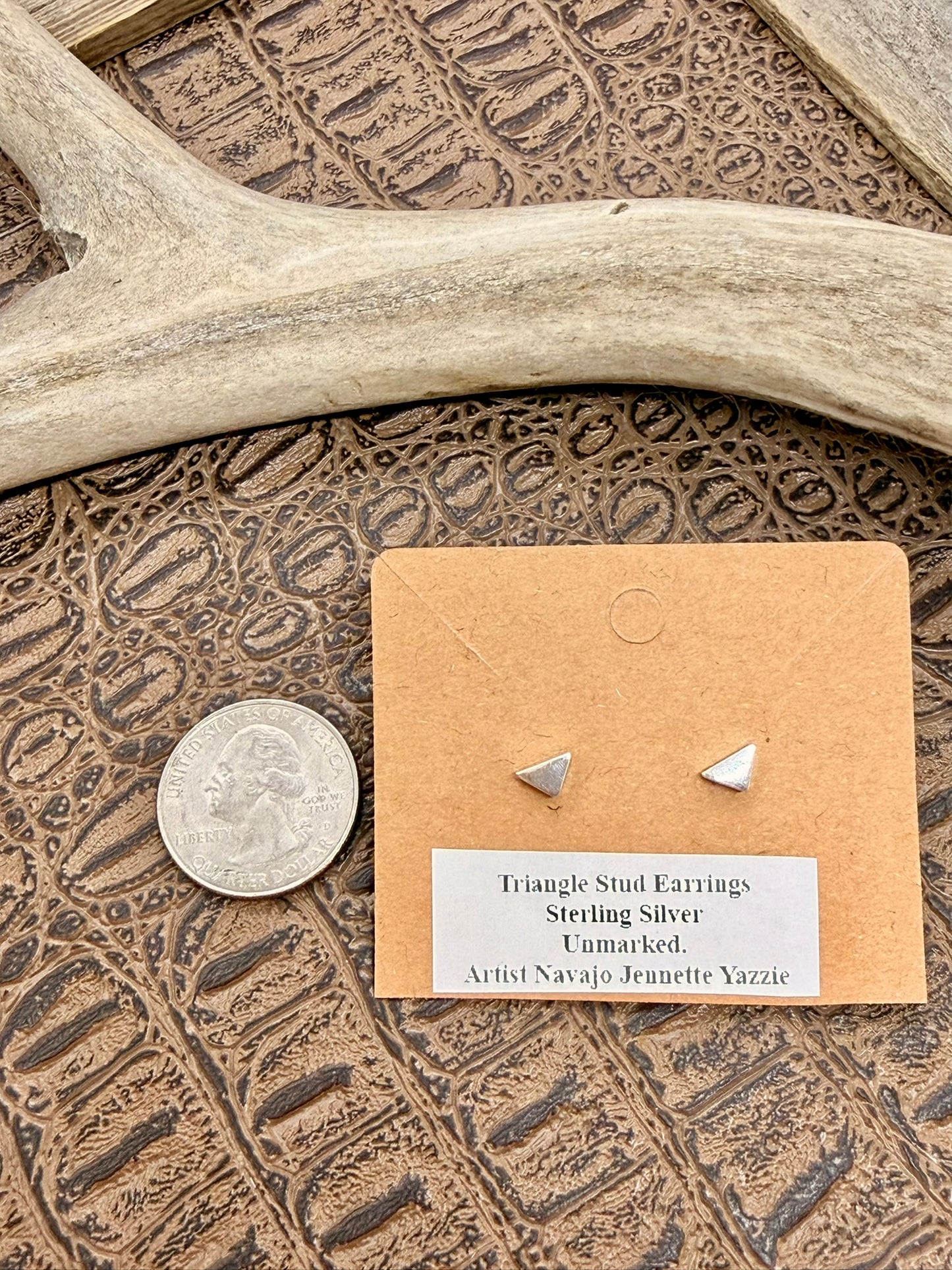 Triangle Stud Earrings
