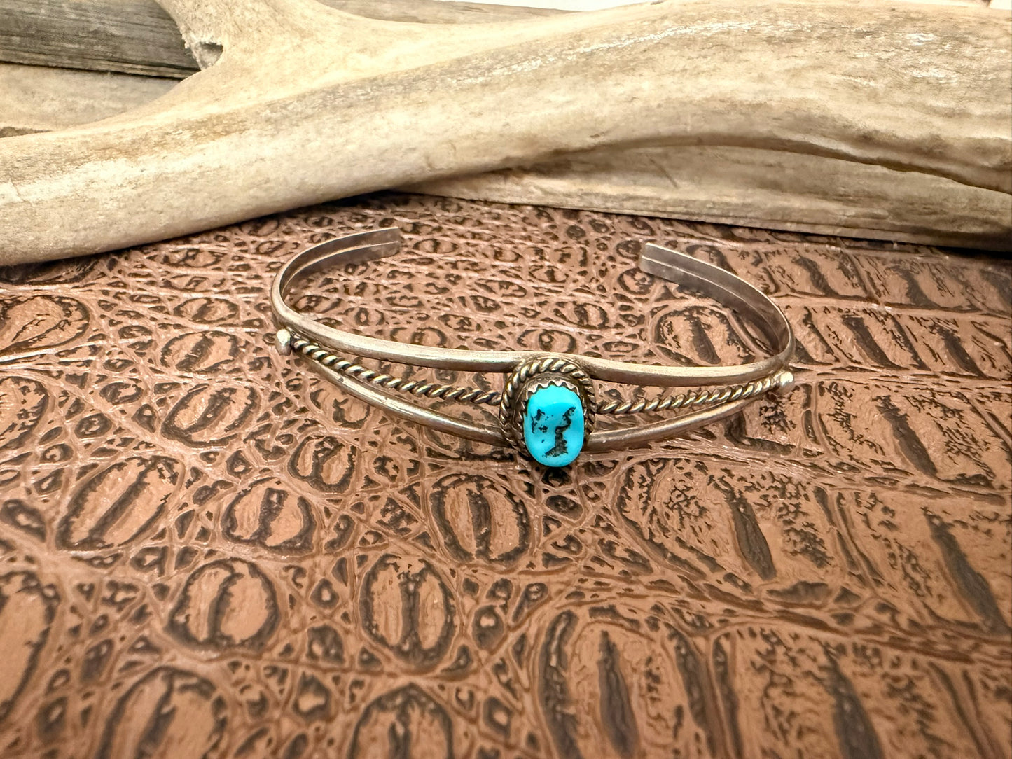 Turquoise Rope Cuff