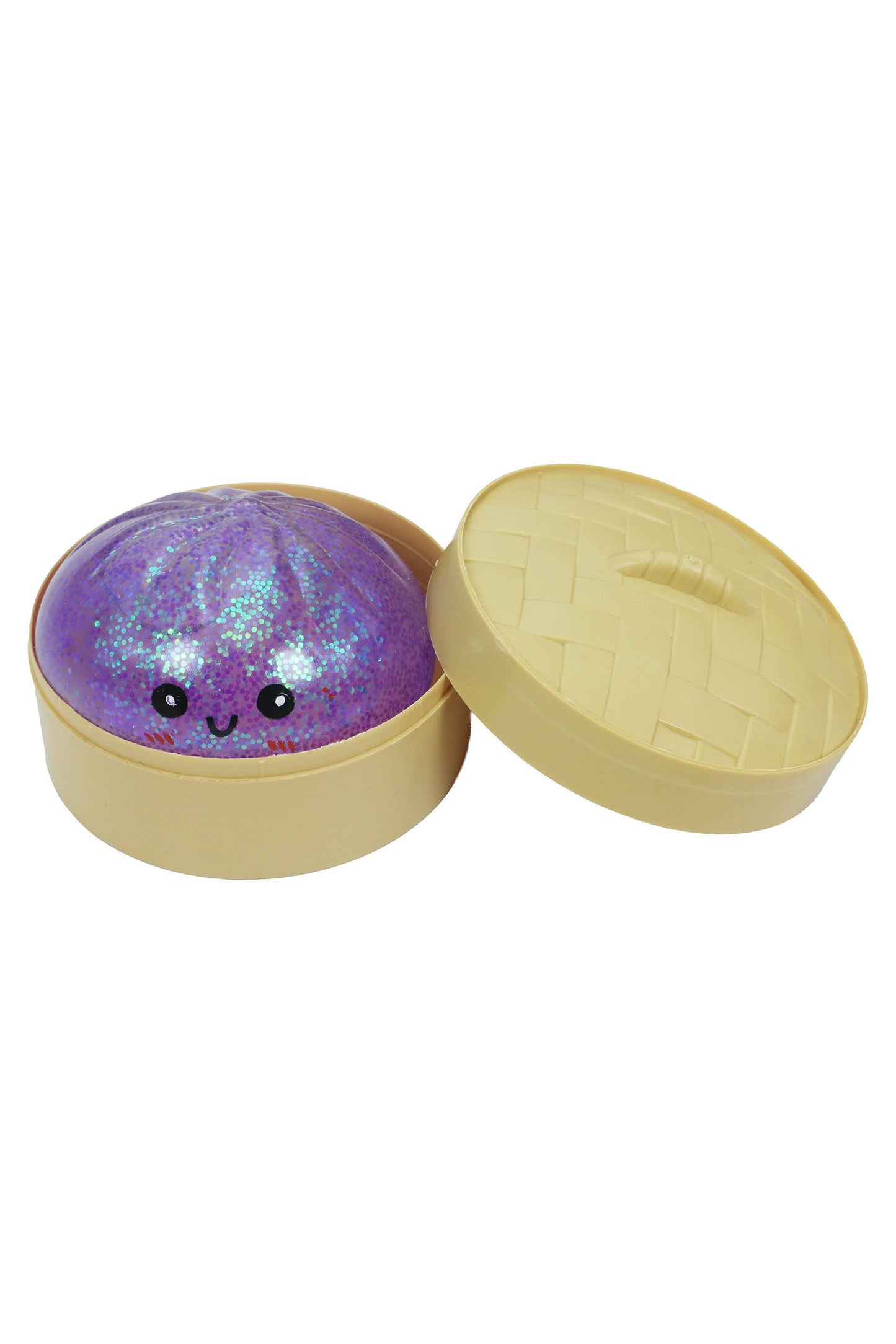 Glittery Jiggly Gel Slime Dumpling Bao Bun Squishy Toys