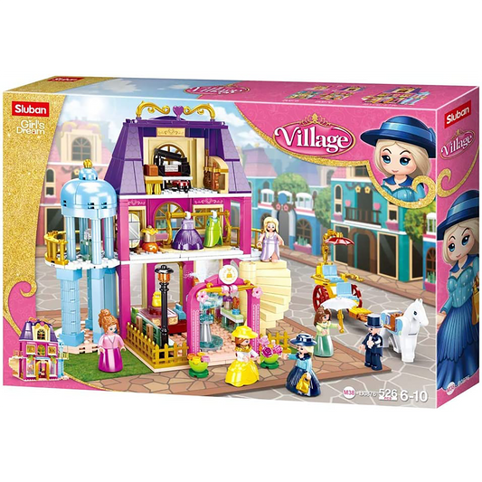 Girl's Dream Village Department Store Building Brick Kit