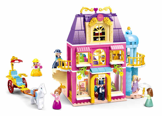 Girl's Dream Village Department Store Building Brick Kit