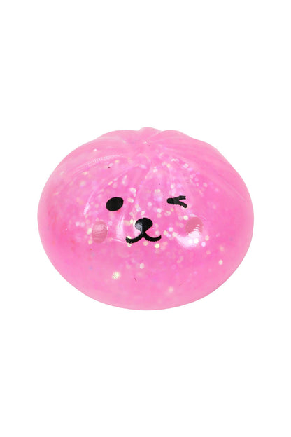 Mini Puppy Glittery Bao Dumpling Gel Slime Squishy - 2 Inch