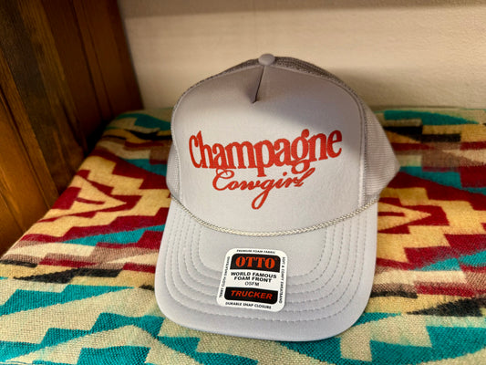 Champagne Cowgirl Trucker Hat
