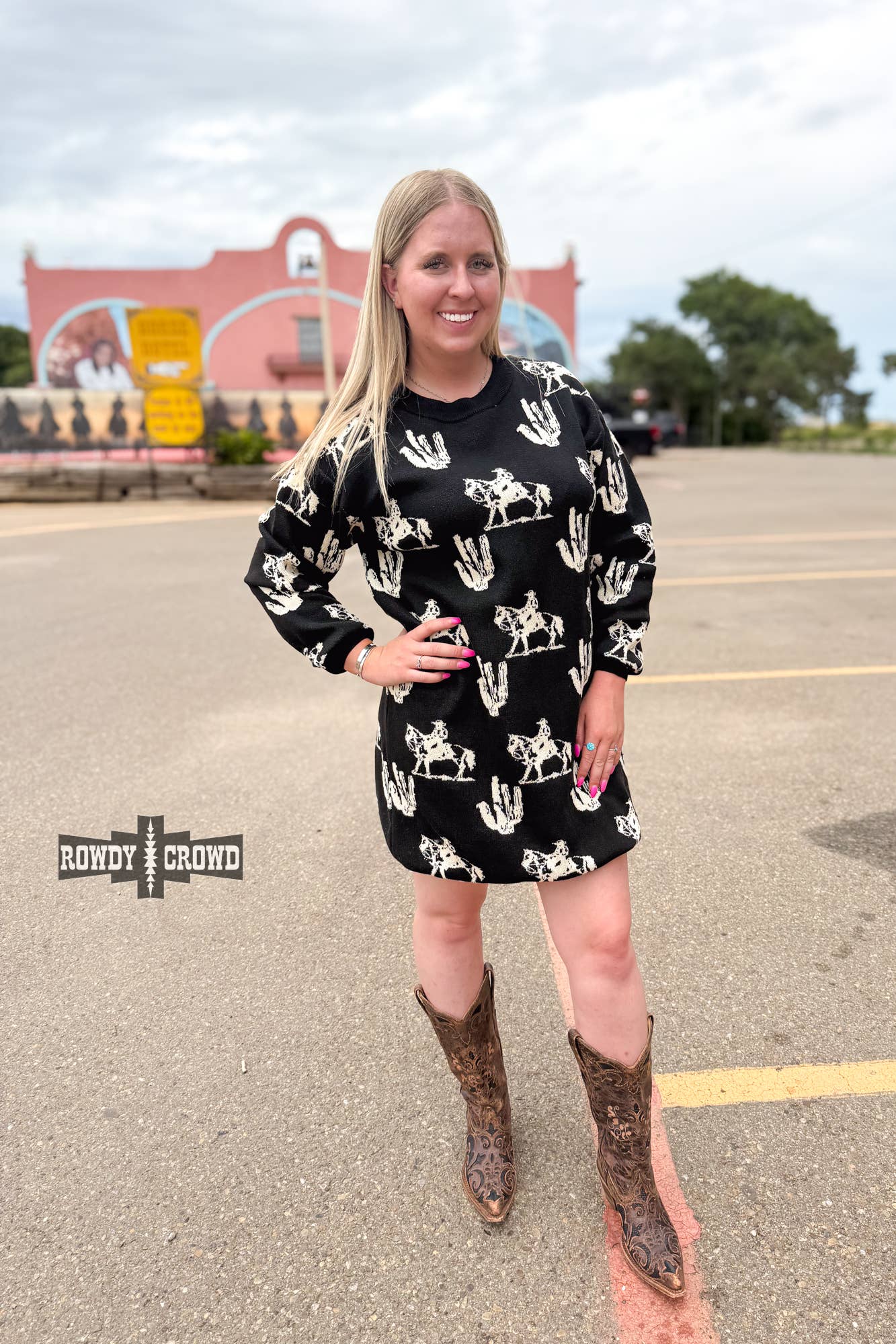 Sweet Saguaro Sweater Dress