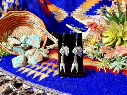 Vintage Chief Dangle Earrings