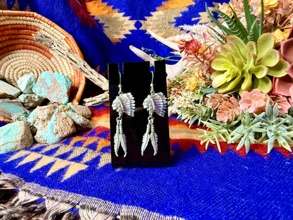 Vintage Chief Dangle Earrings