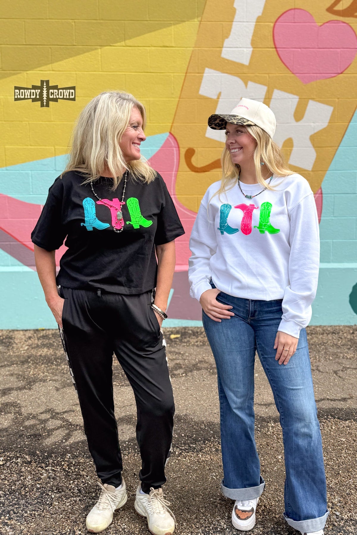 Neon Boots Graphic Tee