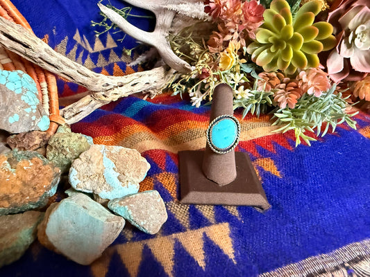 Sleeping Beauty Turquoise Ring Size 7.50