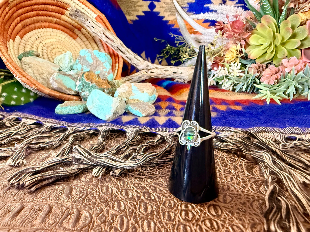 Abalone Shell Small Ring Size 6