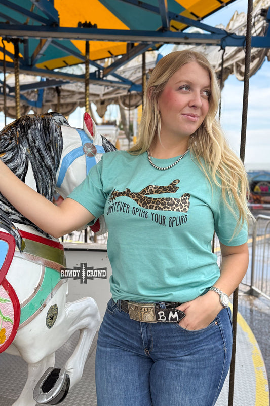 Spins Your Spurs Graphic Tee