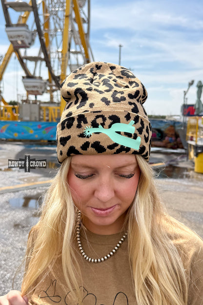 Leopard Spur Beanie