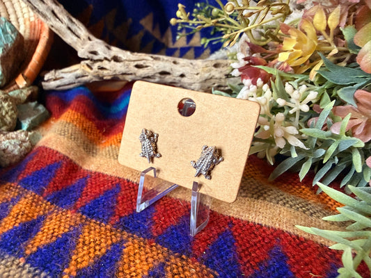 Horny Toad Stud Earrings