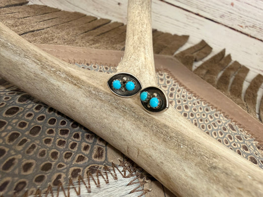 Zuni Tuquoise Stud Earrings