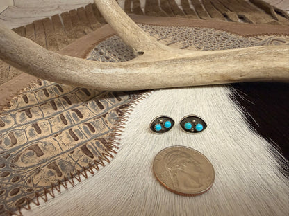 Zuni Tuquoise Stud Earrings