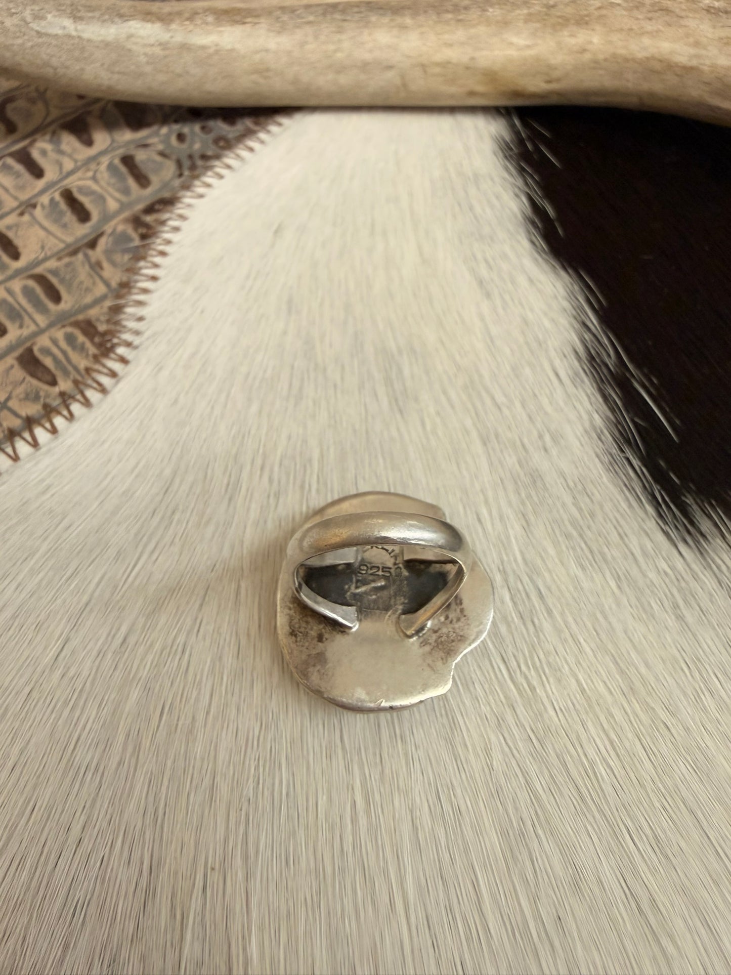 Morenci Turquoise Ring Size 6