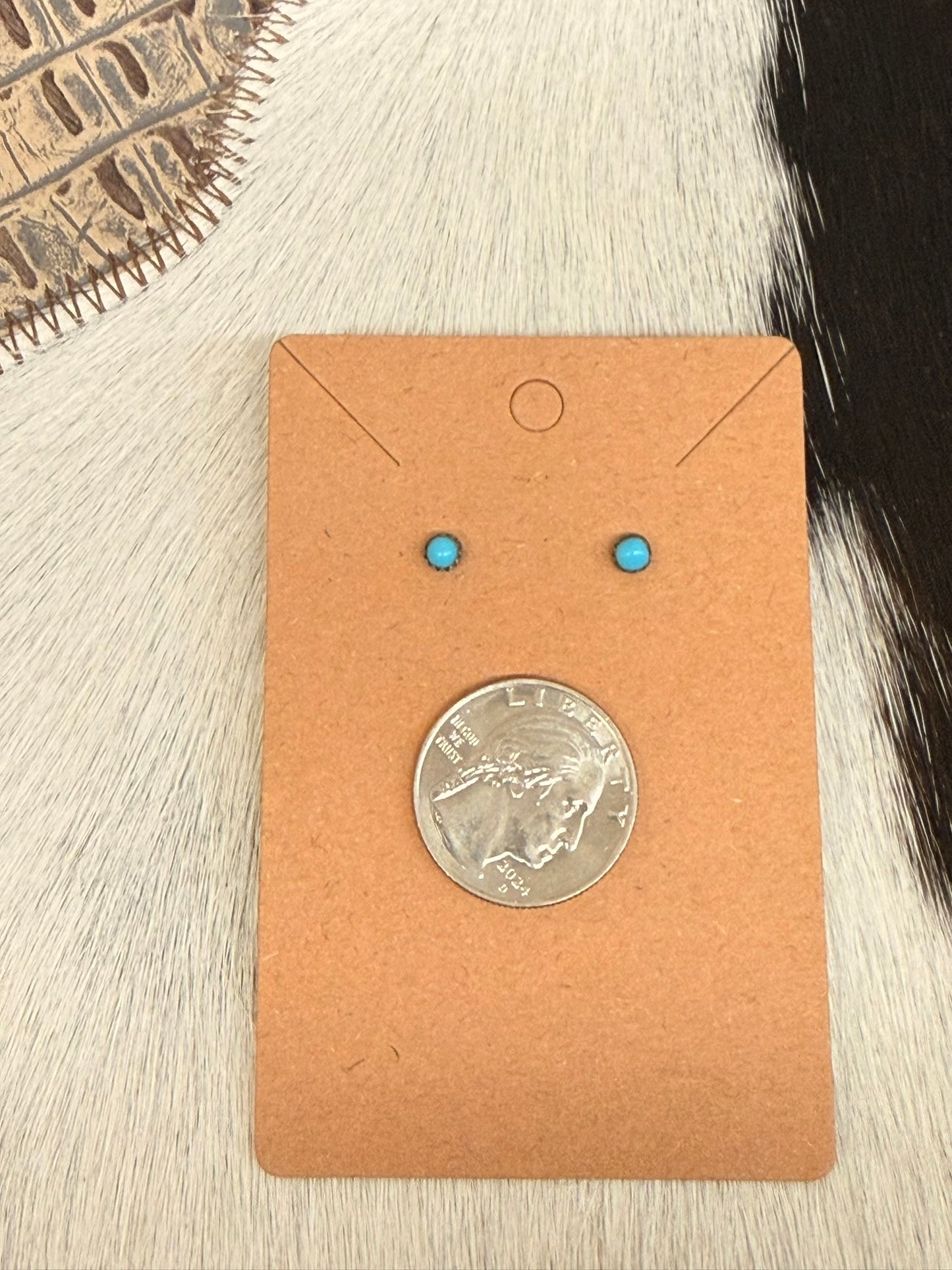 Turquoise Tiny Stud Earrings