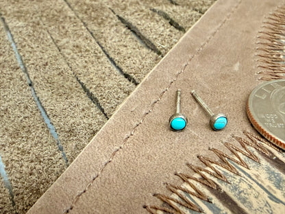 Turquoise Tiny Stud Earrings