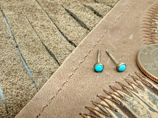 Turquoise Tiny Stud Earrings