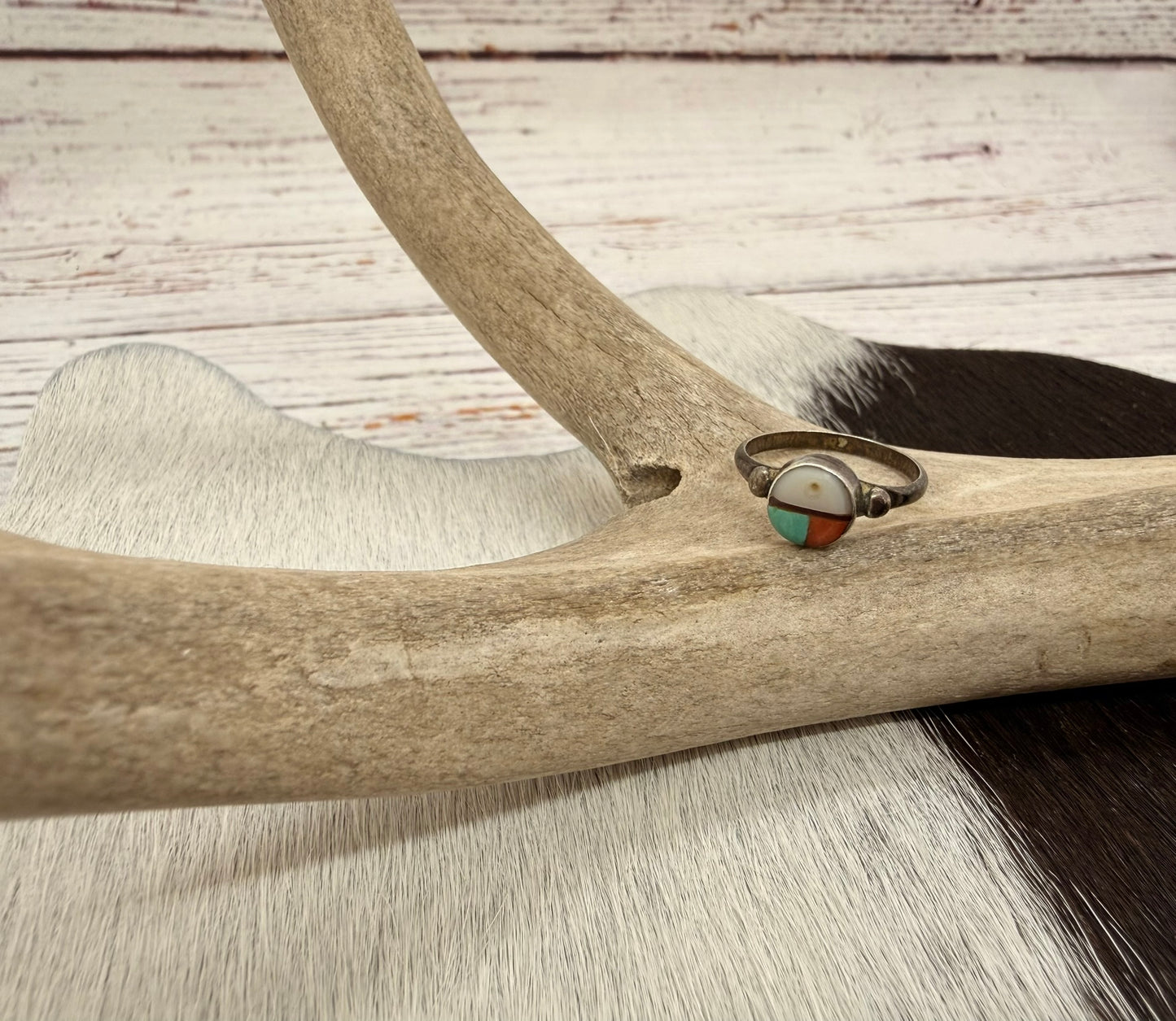 Zuni Sunface Ring Size 4