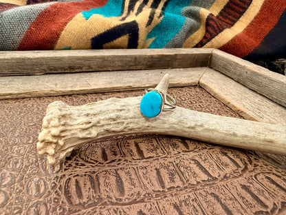 Turquoise Oval Ring 5.5