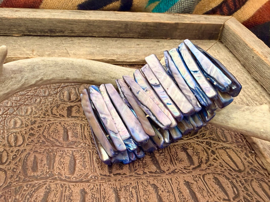 Abalone Shell Stretch Bracelet