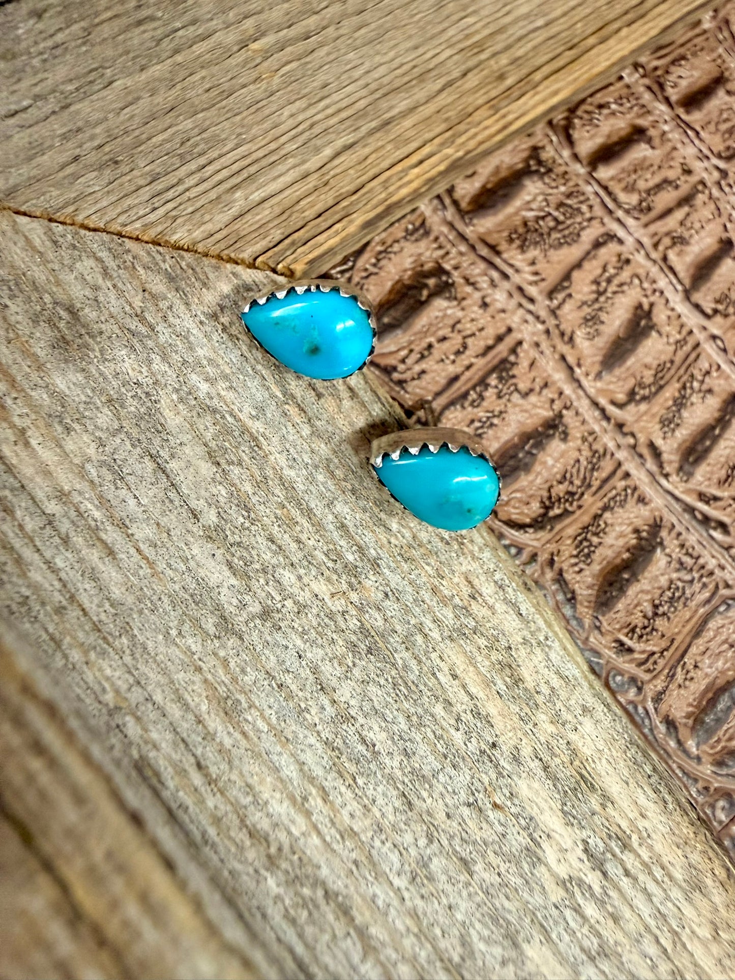 Teardrop Turquoise Earrings