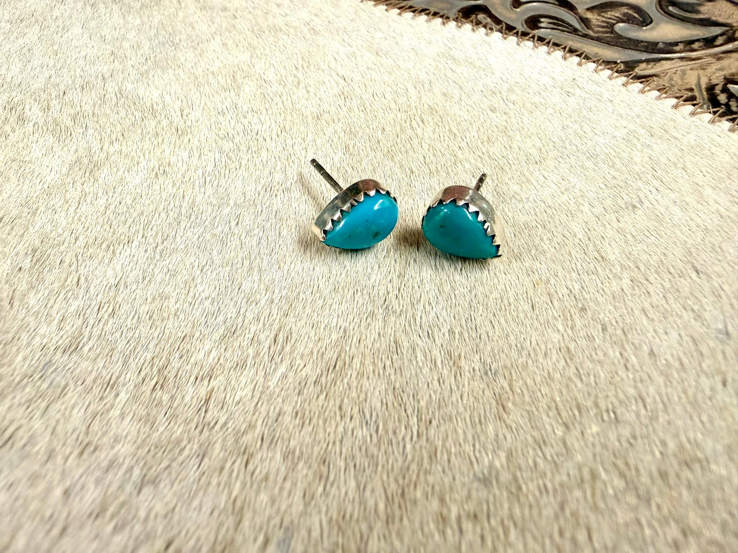 Teardrop Turquoise Earrings