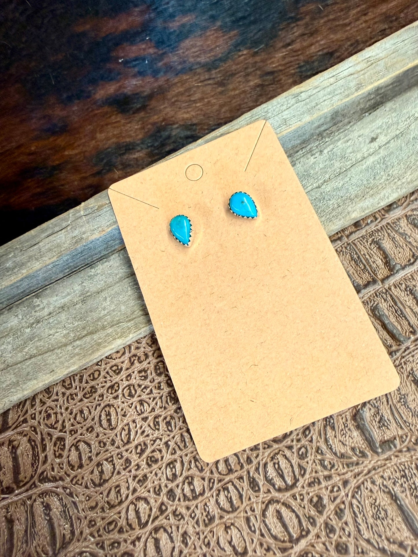 Teardrop Turquoise Earrings