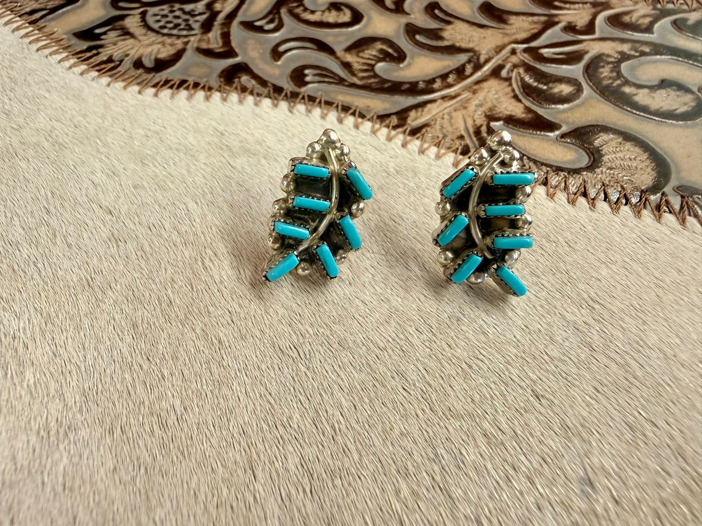 Zuni Needlepoint Earrings