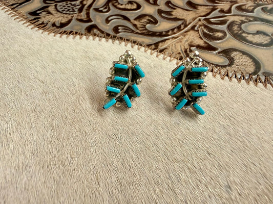 Zuni Needlepoint Earrings