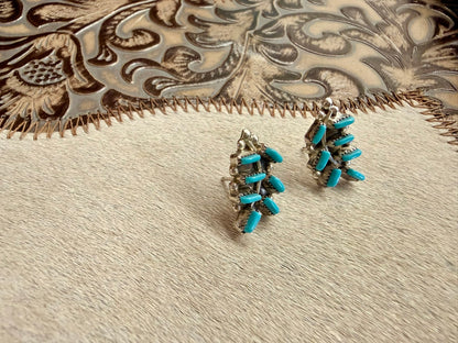 Zuni Needlepoint Earrings