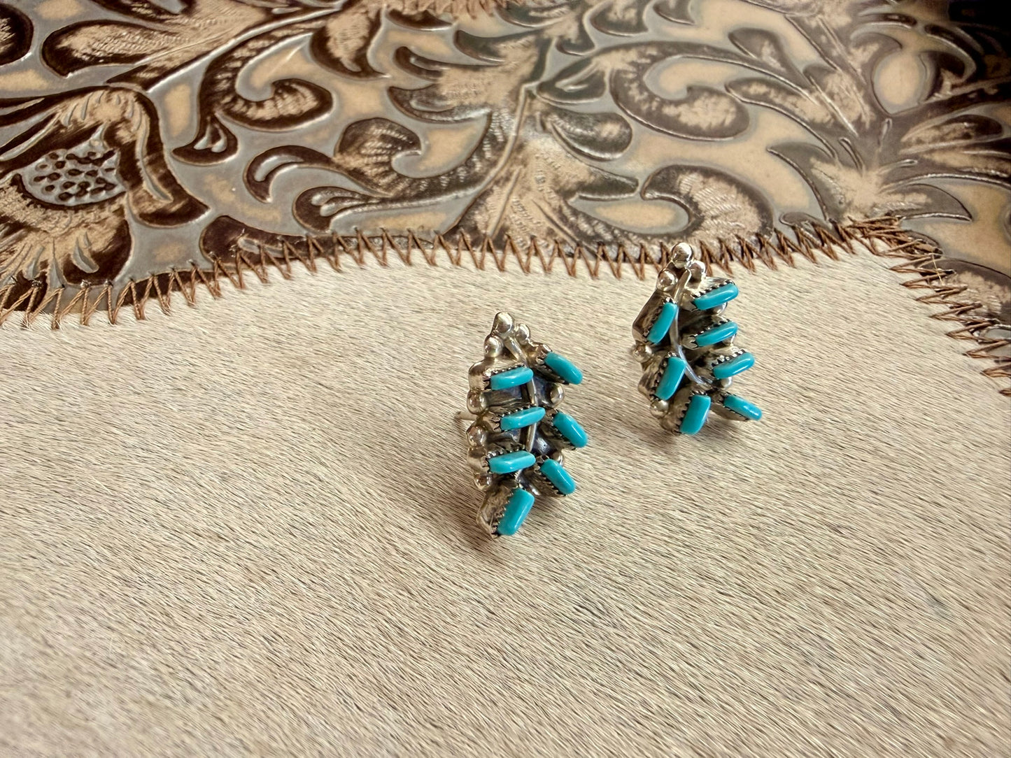 Zuni Needlepoint Earrings