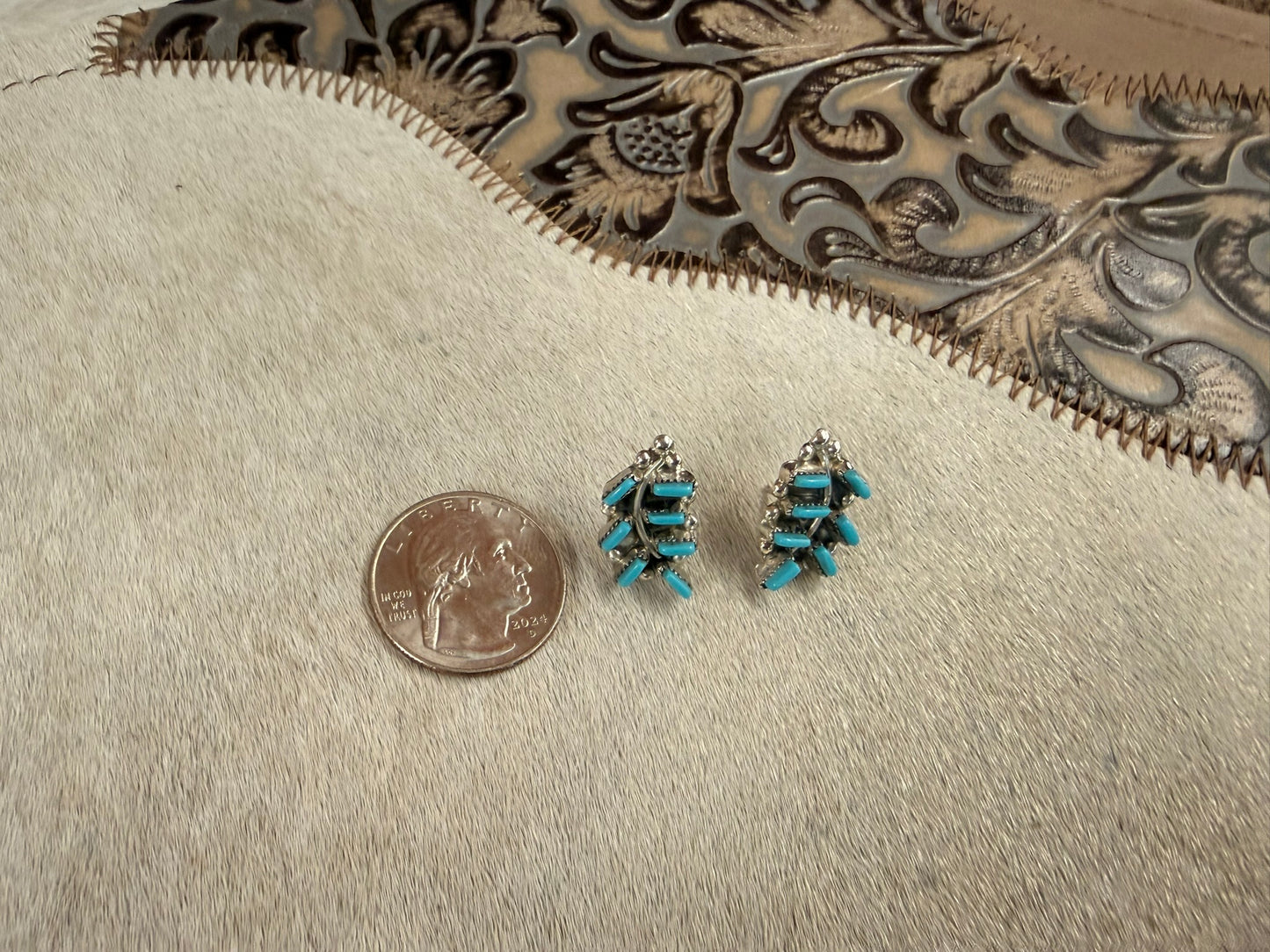 Zuni Needlepoint Earrings