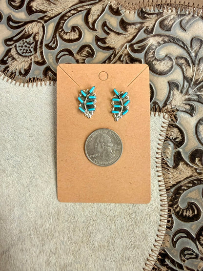 Zuni Needlepoint Earrings