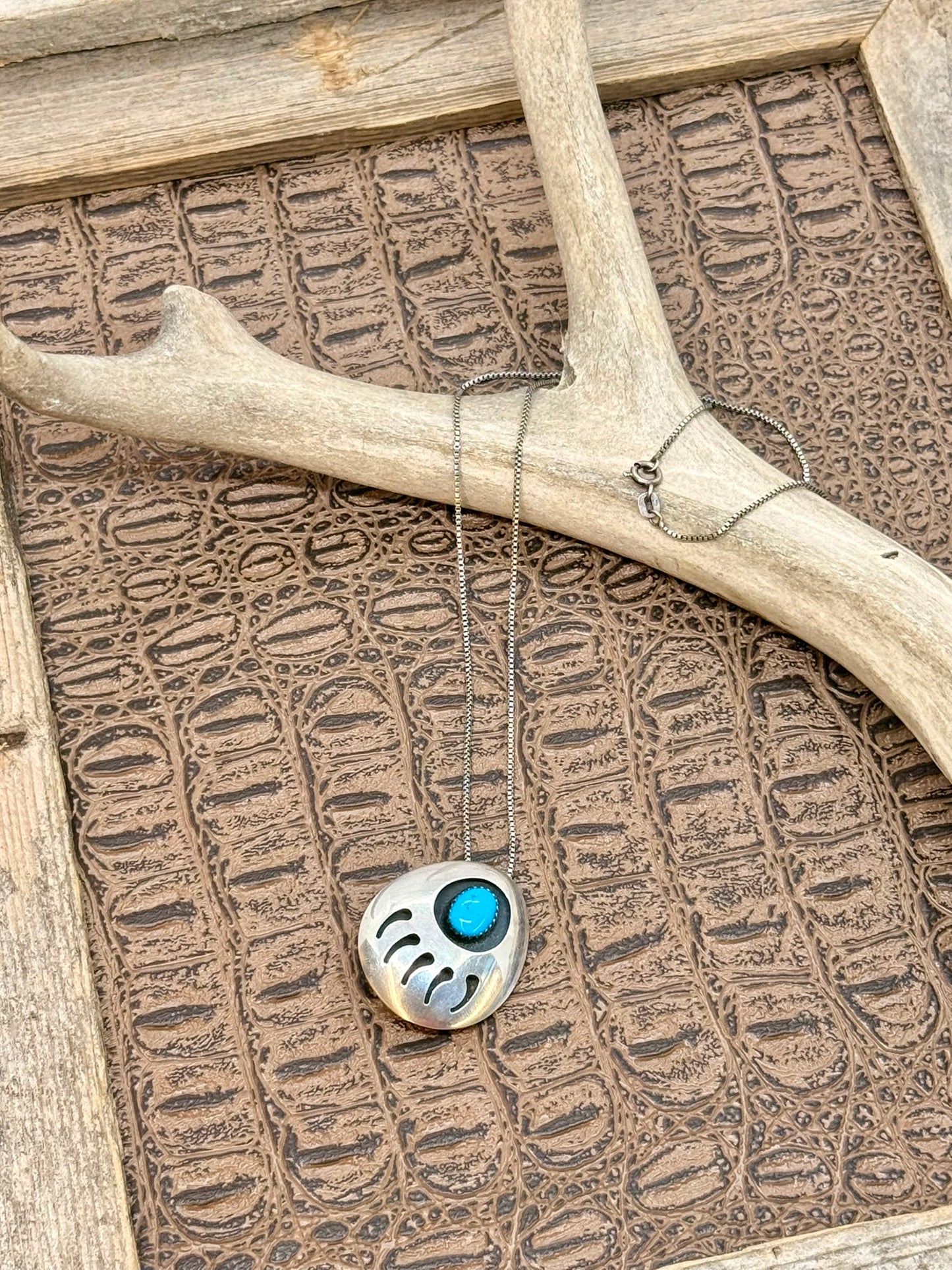 Bear Claw Pendant Brooch Necklace