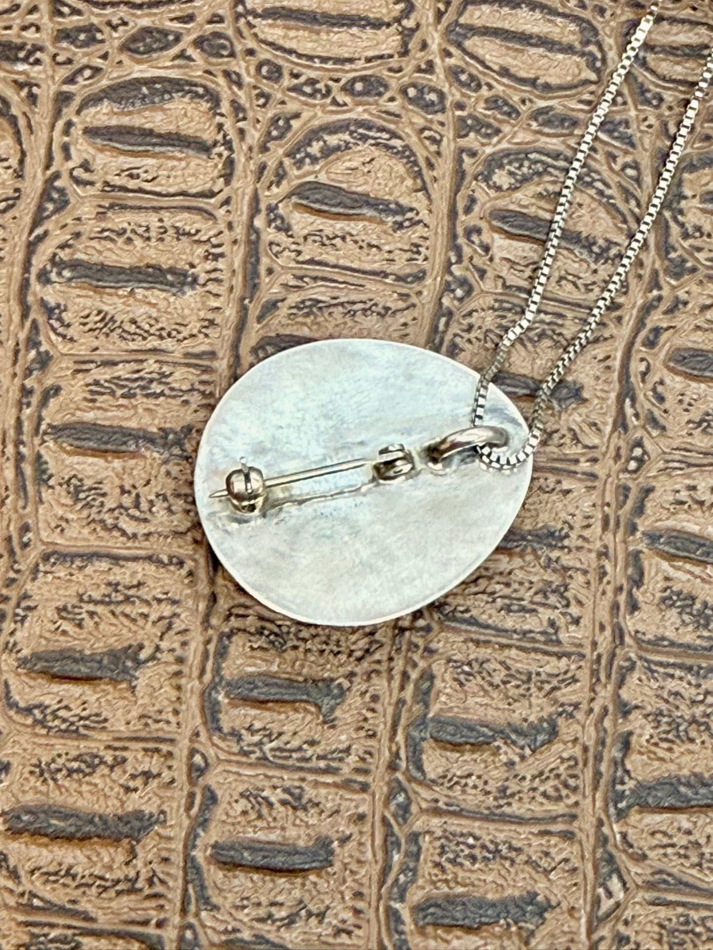 Bear Claw Pendant Brooch Necklace