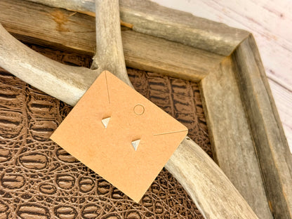 Triangle Stud Earrings