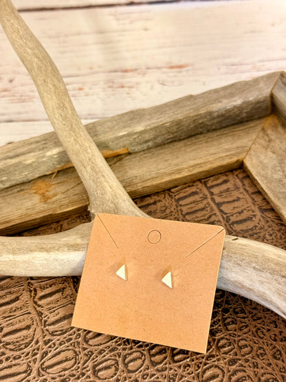 Triangle Stud Earrings