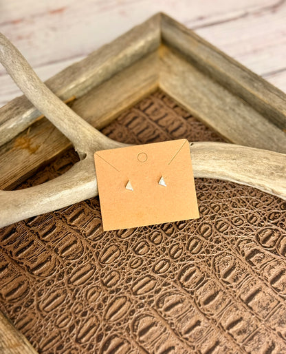 Triangle Stud Earrings