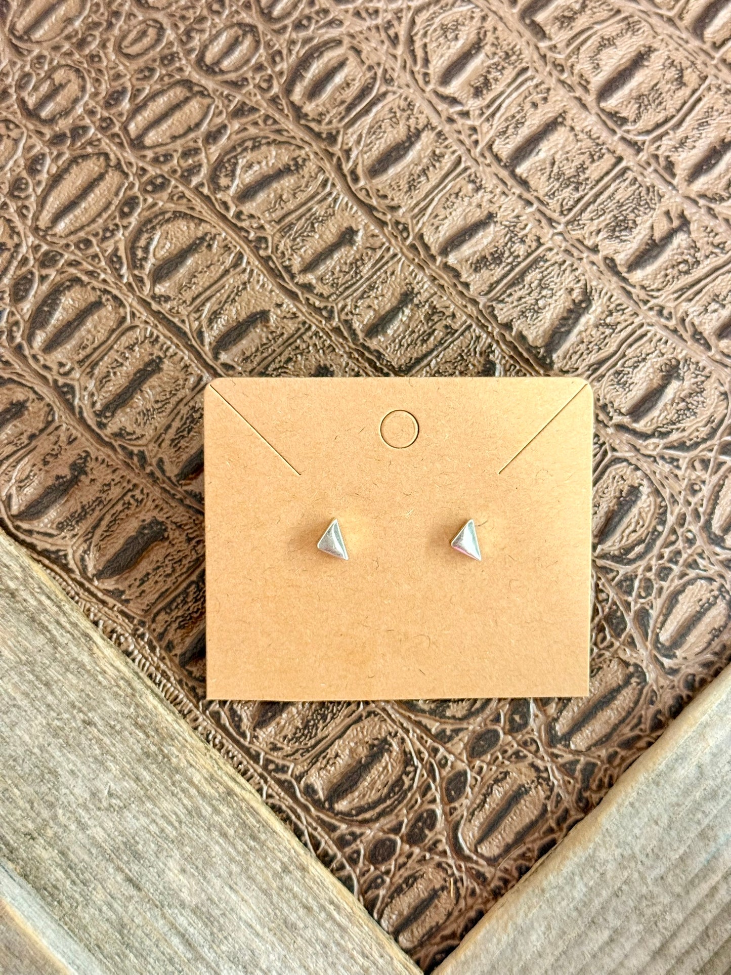Triangle Stud Earrings