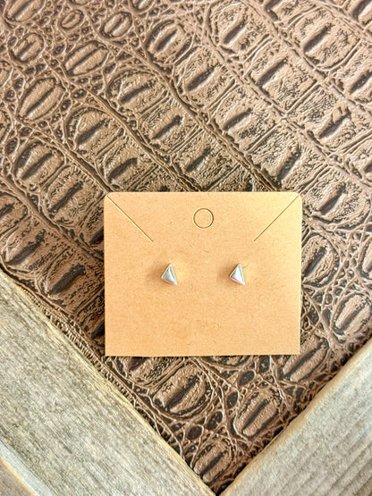 Triangle Stud Earrings