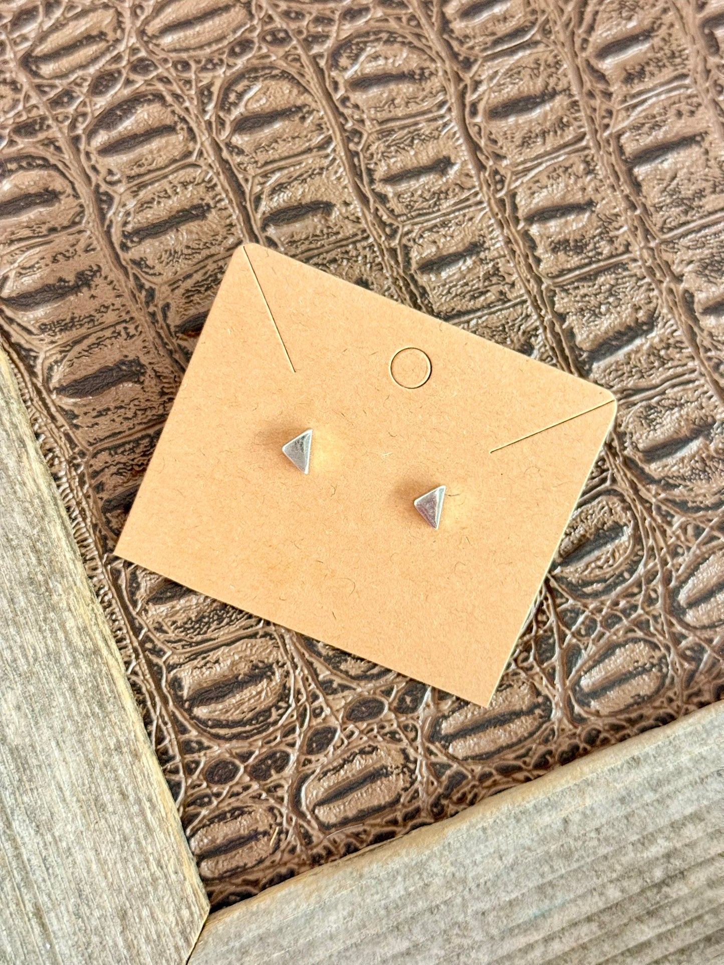 Triangle Stud Earrings