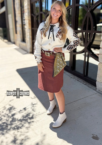 Brown Sack Skirt