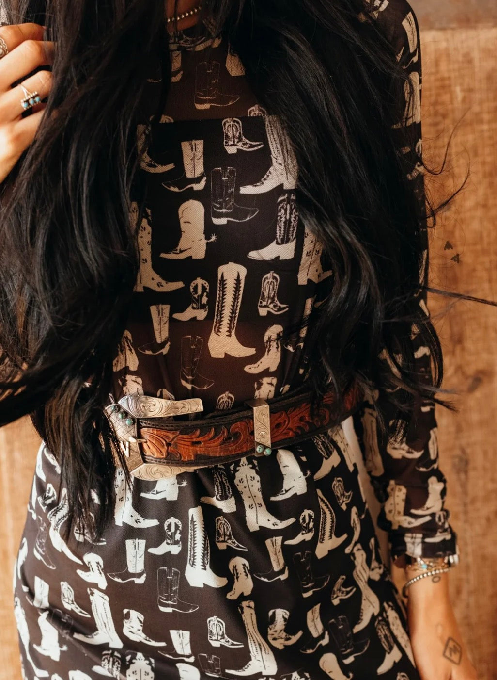 Boot Mesh Dress