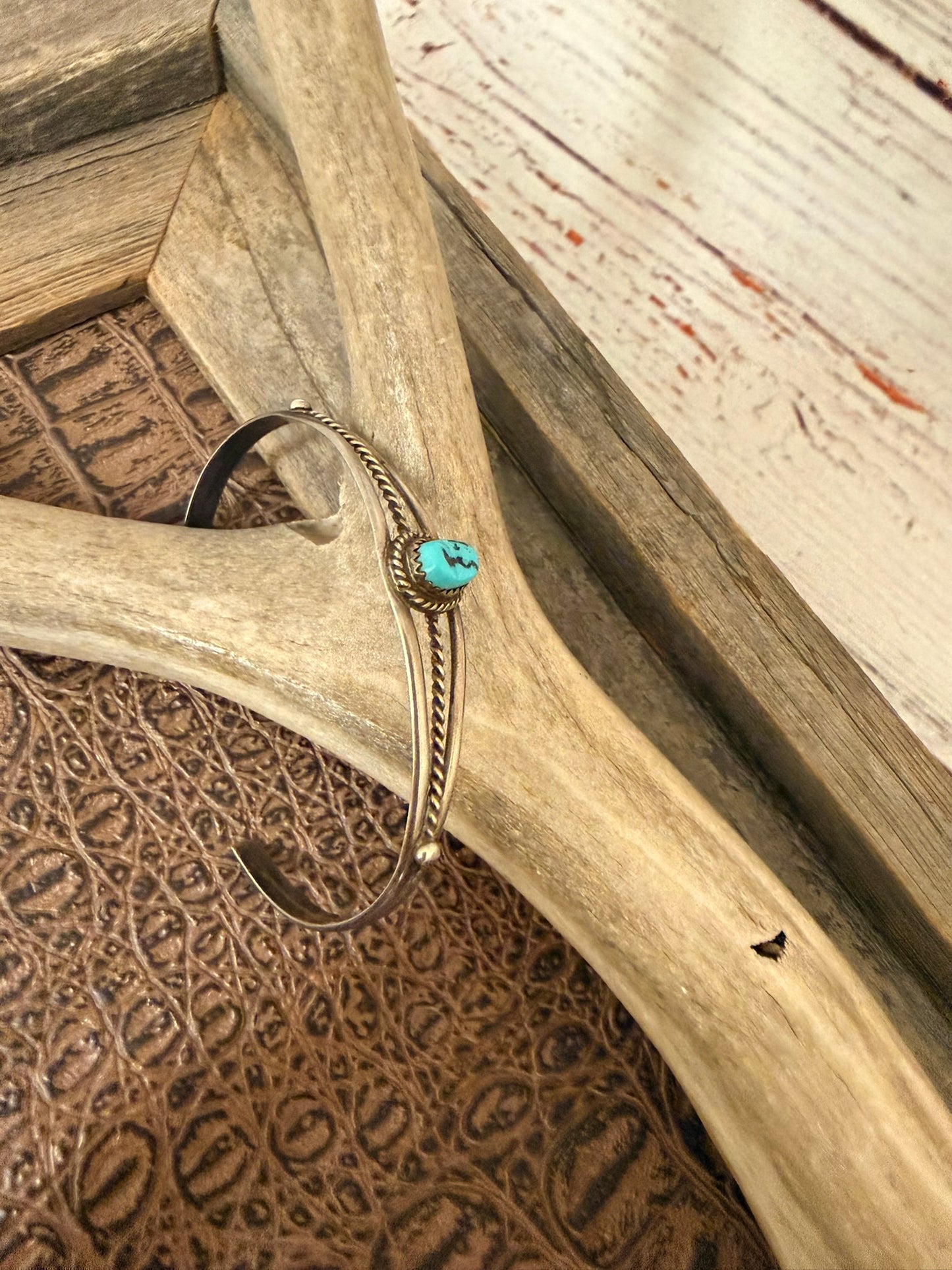 Turquoise Rope Cuff