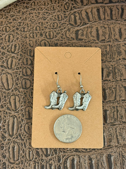 Boot Dangle Earrings