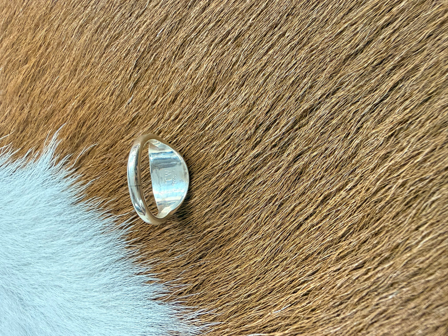 Opal and Lapis Inlay Ring Size 7