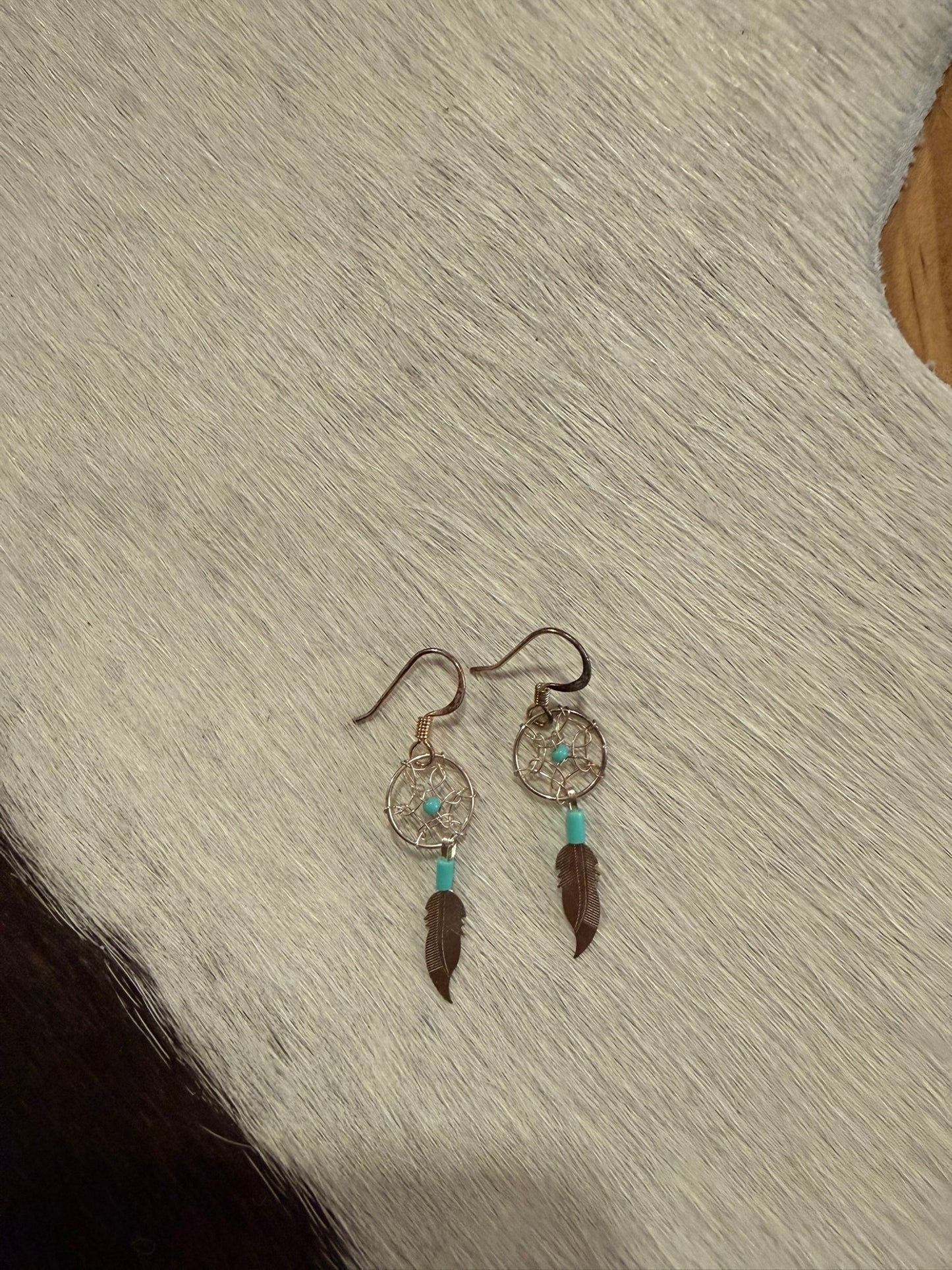 Small Dreamcatcher Dangle Earrings